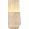 Ekena Millwork Eugene Rough Sawn Timber Gable Bracket, Douglas Fir, 60"W x 12"H x 6"D x 6"F, 5/12 Pitch GBW060X12X0606EUG00RDF - alternate 3